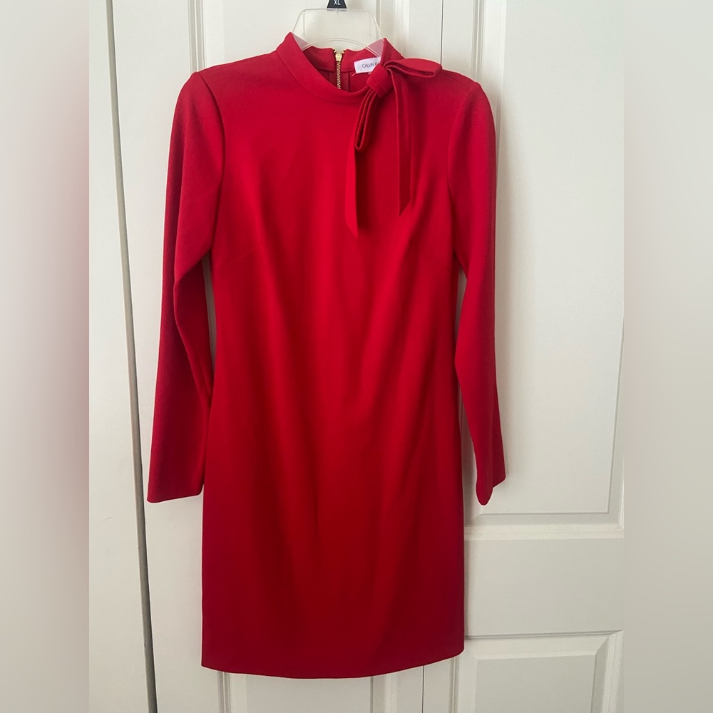 Red Calvin Klein Dress
